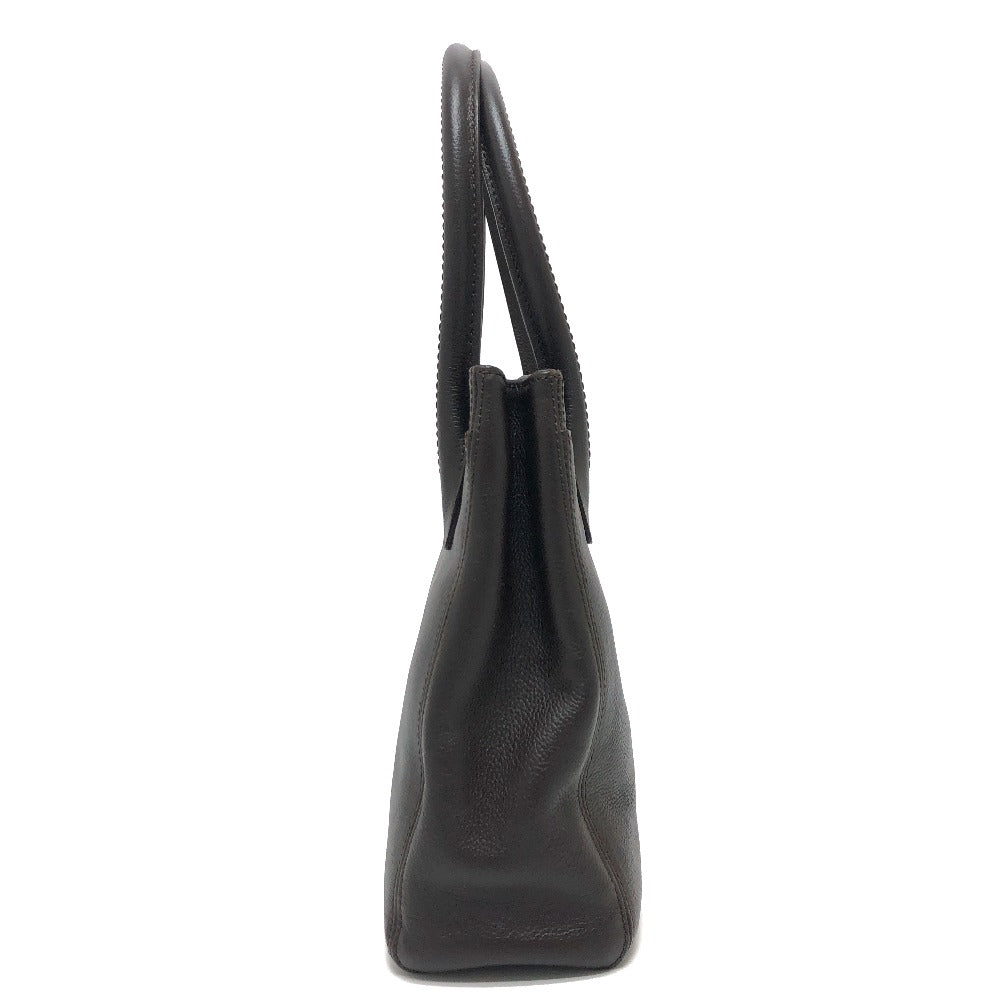 CHANEL Tote Bag leather Brown Handbag Executive 2.55