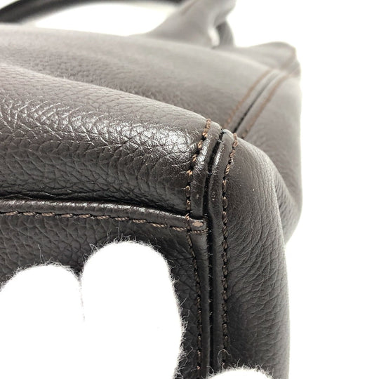 CHANEL Tote Bag leather Brown Handbag Executive 2.55