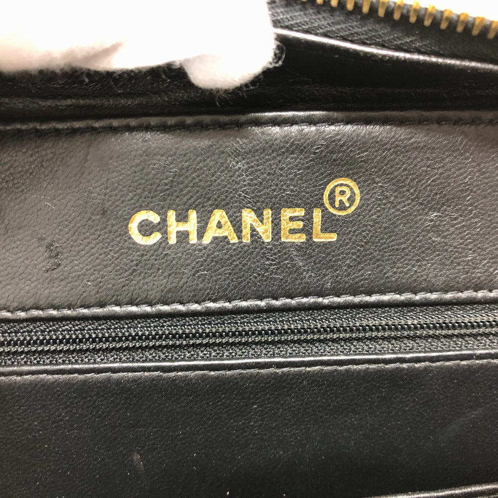 CHANEL Handbag enamel black Matrasse Vanity Women Used Authentic