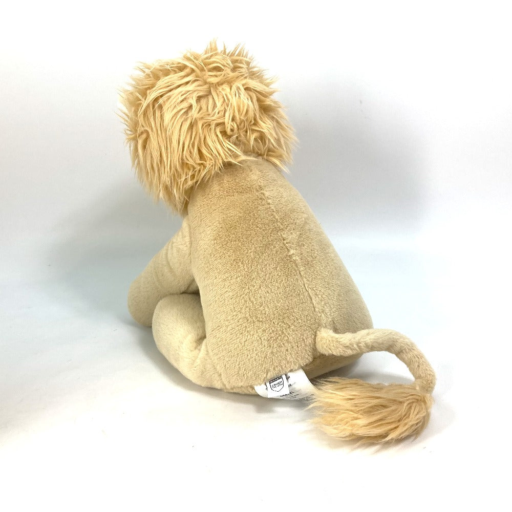 CHANEL Plush Doll Polyester, Acrylic beige COCO CRUSH lion animal Women Used Authentic
