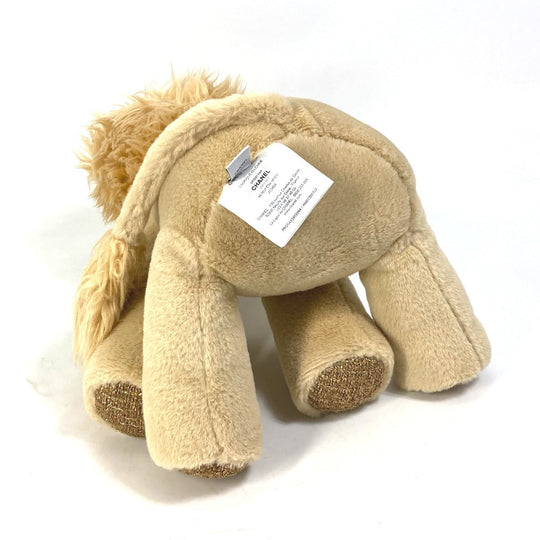 CHANEL Plush Doll Polyester, Acrylic beige COCO CRUSH lion animal Women Used Authentic