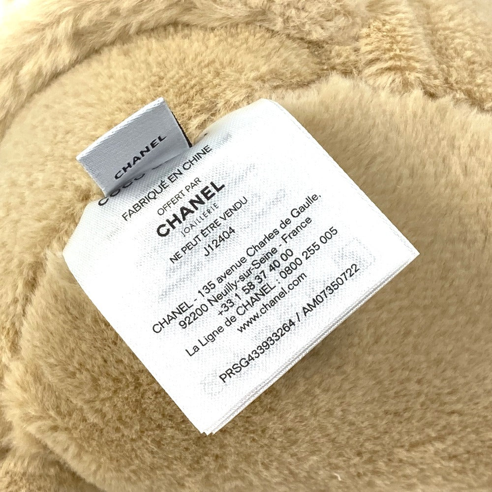 CHANEL Plush Doll Polyester, Acrylic beige COCO CRUSH lion animal Women Used Authentic