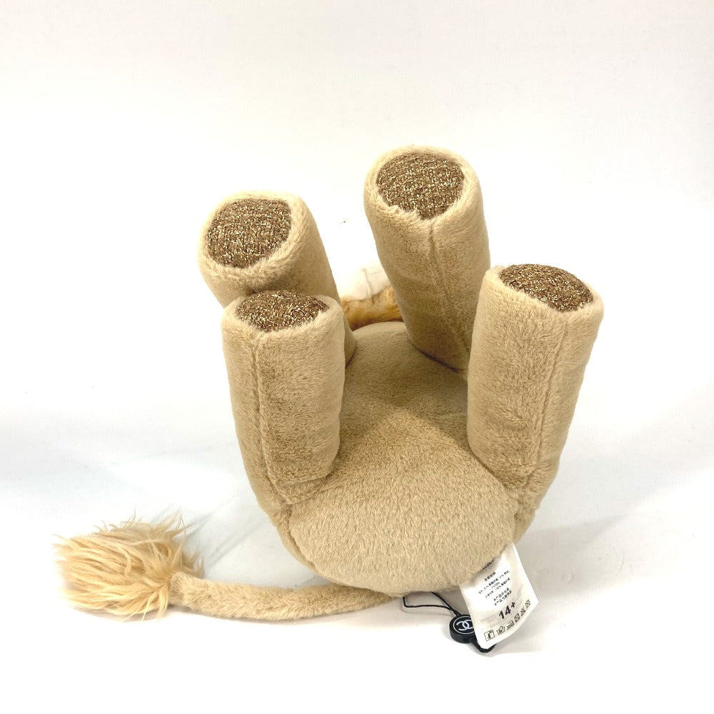 CHANEL Plush Doll Polyester, Acrylic beige COCO CRUSH Lion