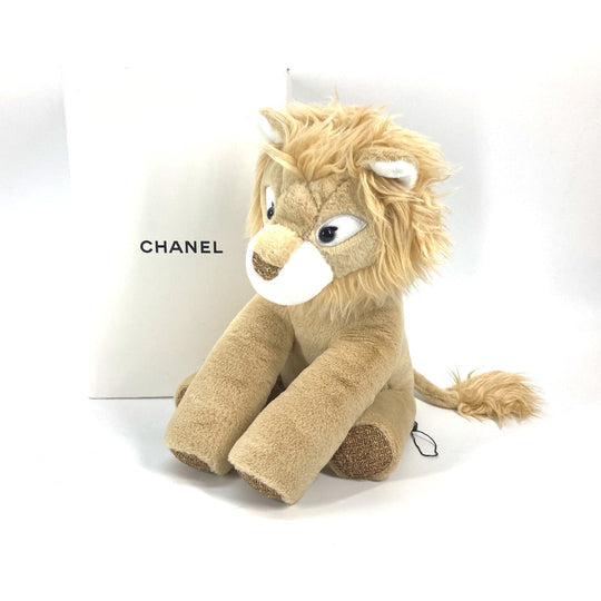 CHANEL Plush Doll Polyester, Acrylic beige COCO CRUSH Lion