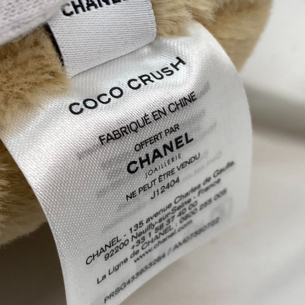 CHANEL Plush Doll Acrylic, Polyester beige COCO CRUSH Lion Women Used Authentic