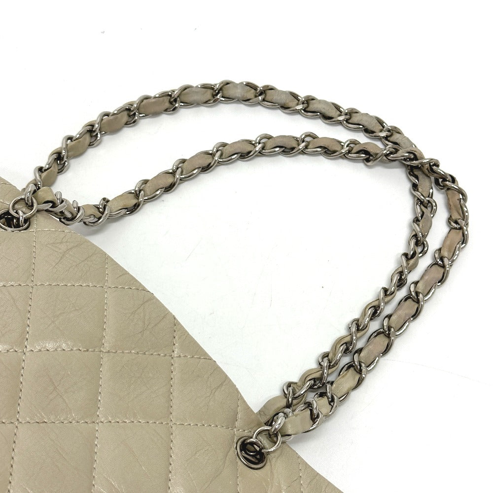 CHANEL Shoulder Bag A34317 leather white Cambon Line Cotton Club CC COCO Mark Women Used Authentic