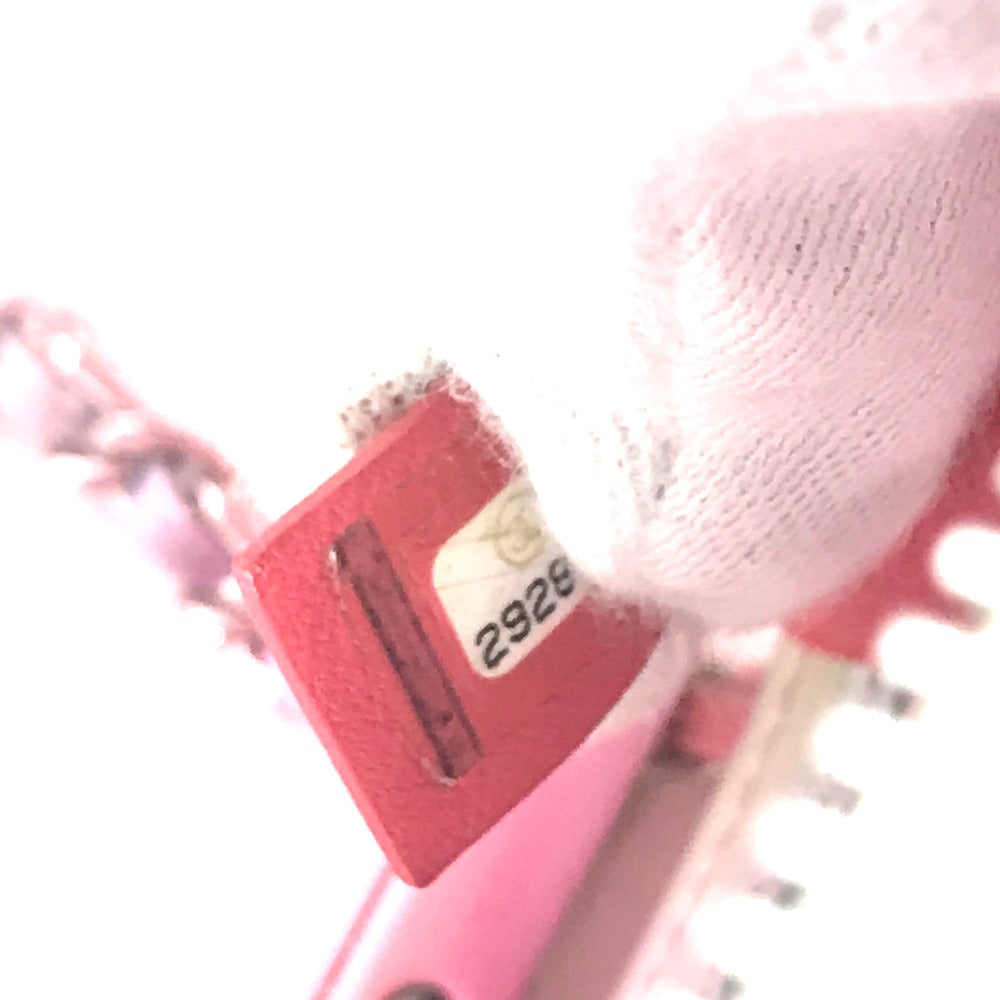 CHANEL Handbag Plastics pink Filigree Vanity Bag Crossbody CC COCO Mark Women Used Authentic