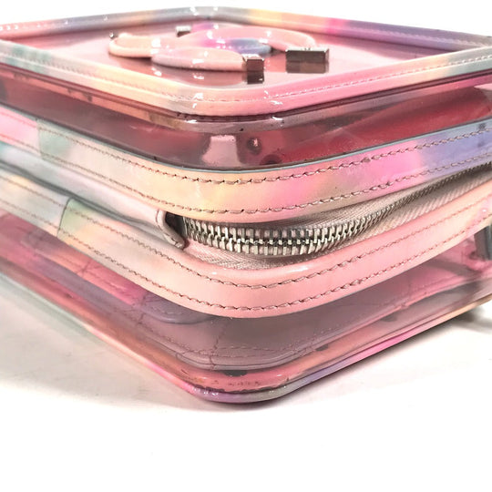 CHANEL Handbag Plastics pink Filigree Vanity Bag Crossbody CC COCO Mark Women Used Authentic