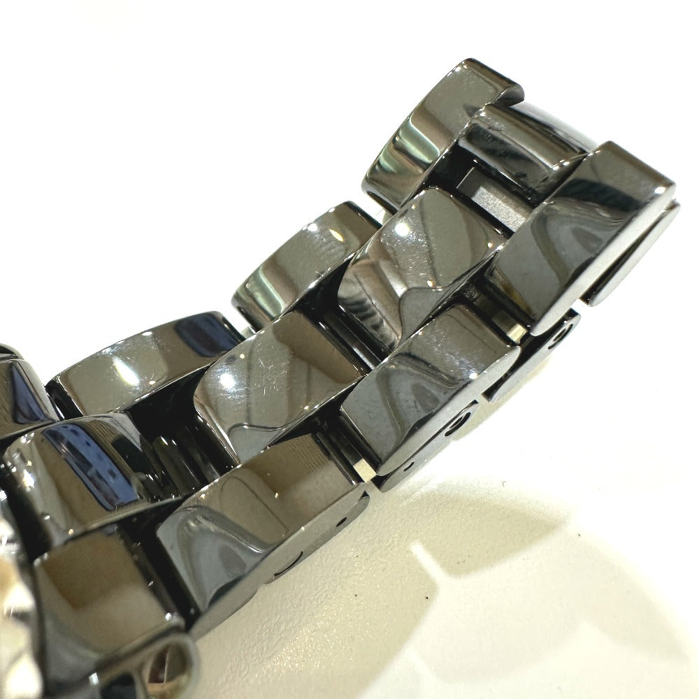 CHANEL Watches Quartz H5695 ceramic black J12 Ladies Watch black dial Women Used Authentic