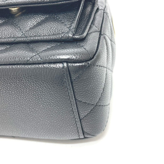 CHANEL Backpack AP3753 Caviar skin black Matrasse Timeless classic Women Used Authentic