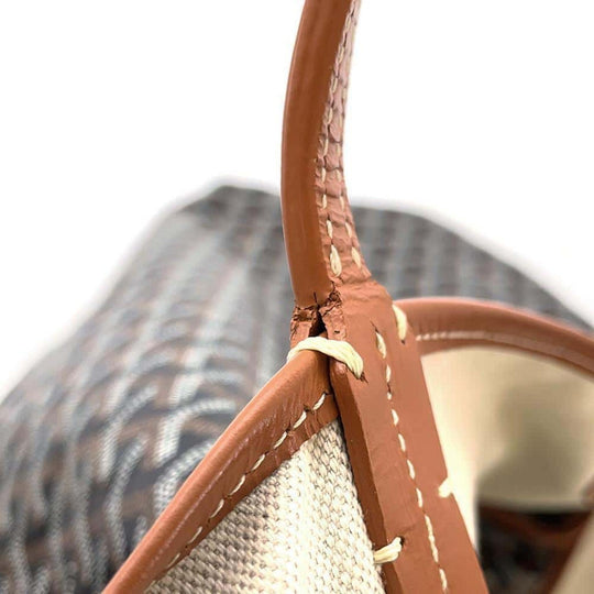 GOYARD Saint Louis PVC Leather Brown Tote Preloved