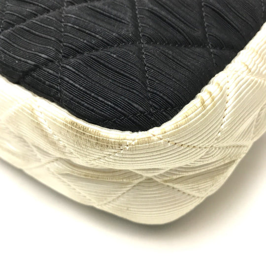 CHANEL Shoulder Bag canvas black quilting By color Women Used Authentic