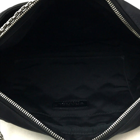 CHANEL Shoulder Bag canvas black quilting By color Women Used Authentic
