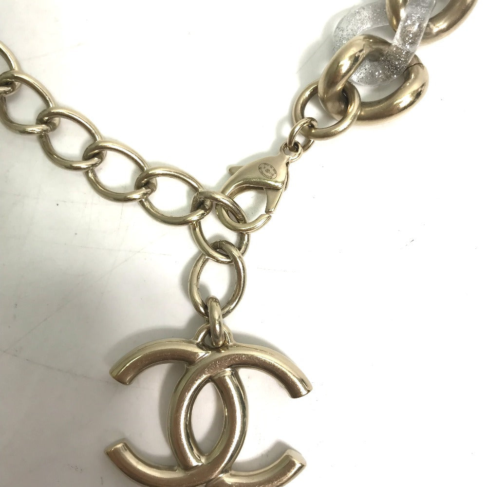 CHANEL belt Metal, Plastic gold 17K CC COCO Mark Women Used Authentic