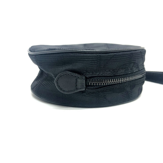 CHANEL Cosmetics Pouch A17682 Nylon jacquard black New travel line Women Used Authentic