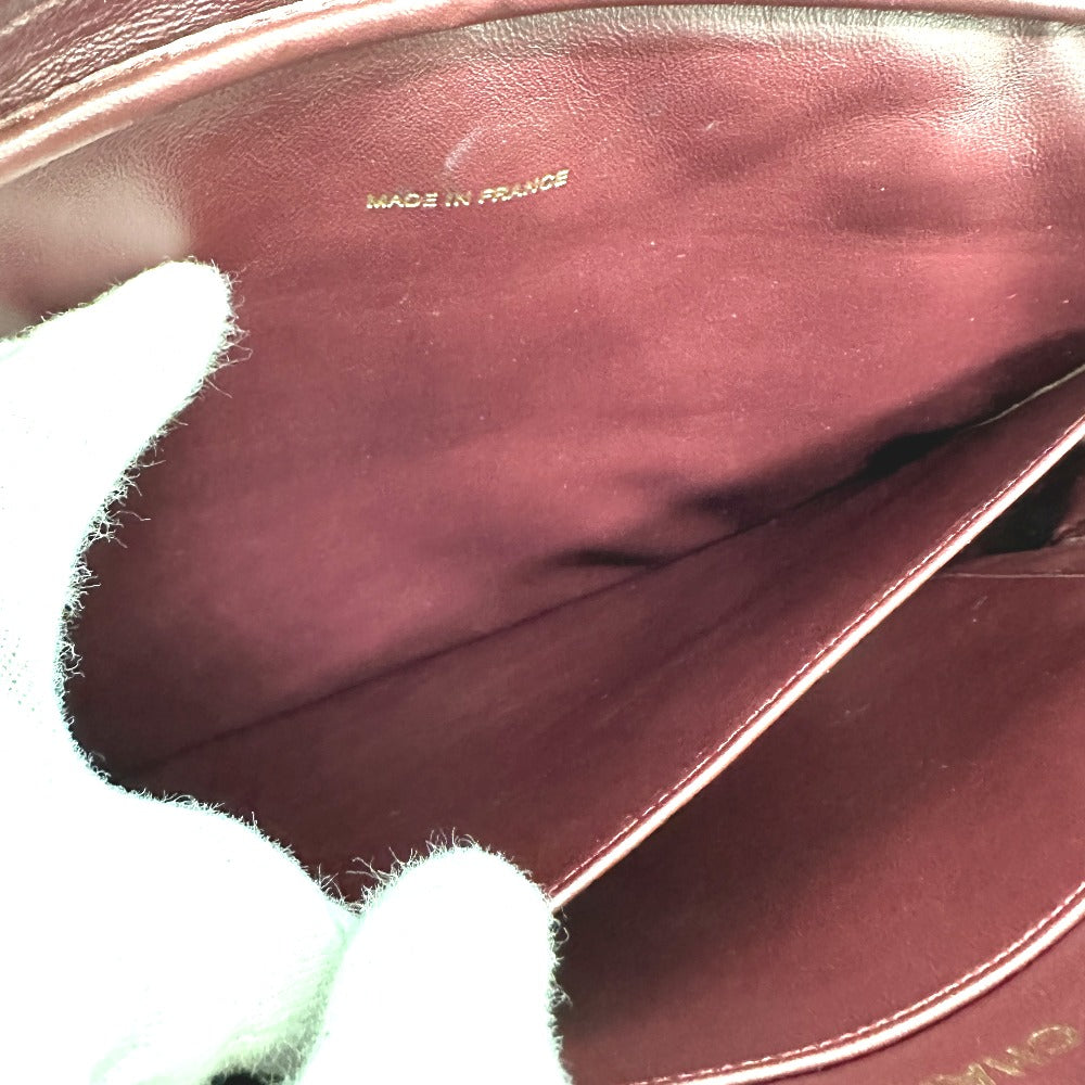 CHANEL Shoulder Bag lambskin black vintage Matelasse Quilting CC COCO Mark Women Used Authentic