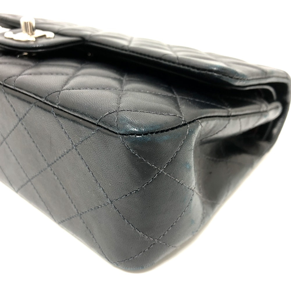 CHANEL Shoulder Bag A01112 lambskin black Matrasse 25 Women Used Authentic