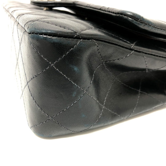 CHANEL Shoulder Bag A01112 lambskin black Matrasse 25 Women Used Authentic