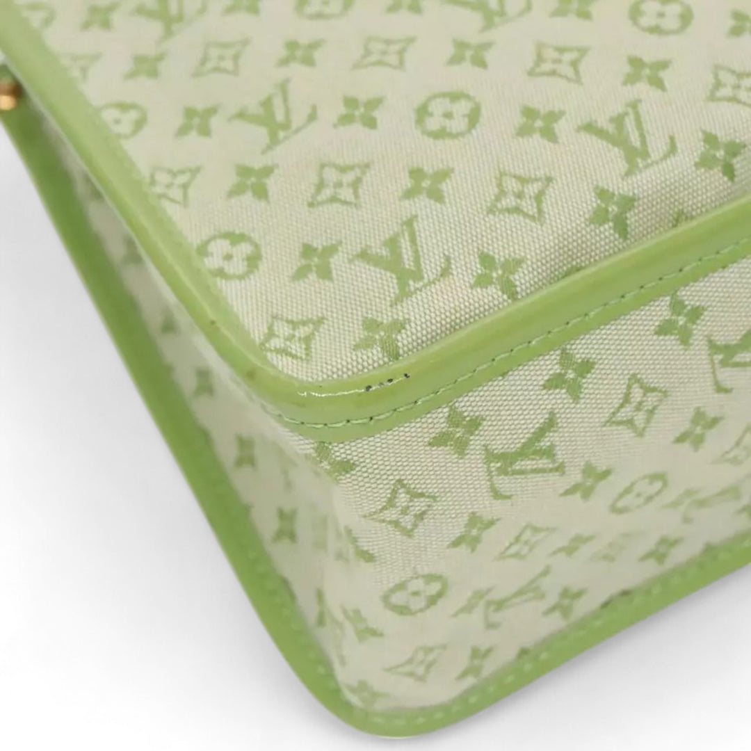 Louis Vuitton Monogram Mini Sac Catline Women's Tote Bag Almond Green
