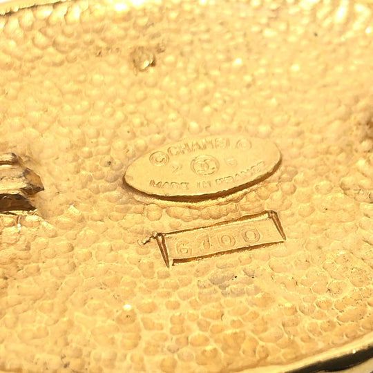 CHANEL belt 2�E6 metal gold COCO Mark Medal Women Used Authentic