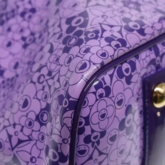 Louis Vuitton Cosmic Blossom GM Tote Bag Purple M93165 Enamel Women's Handbag