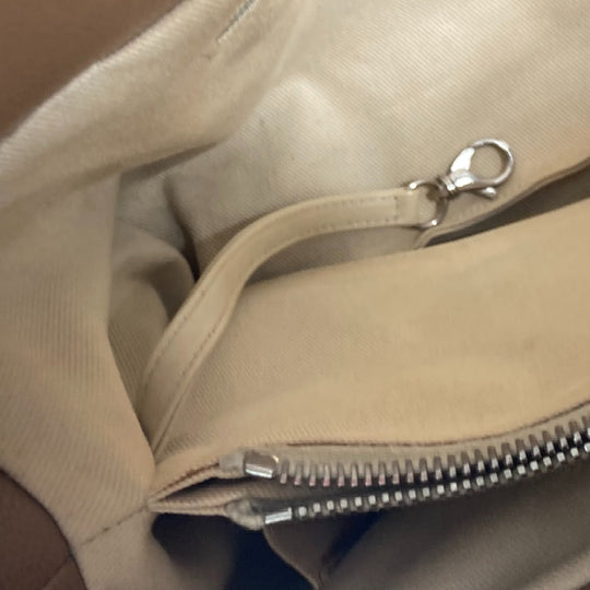 CHANEL Tote Bag Caviar skin beige CC COCO Mark Women Used Authentic