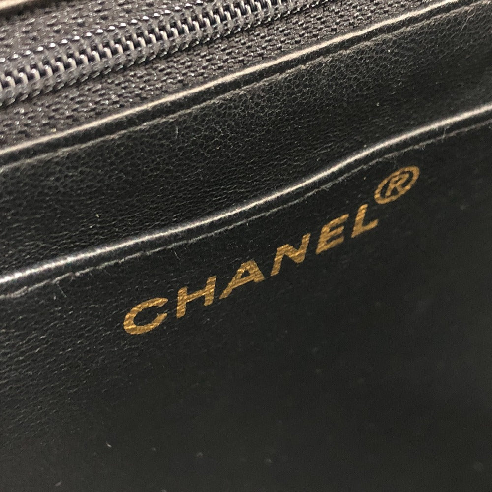 CHANEL Shoulder Bag lambskin black Matrasse 30