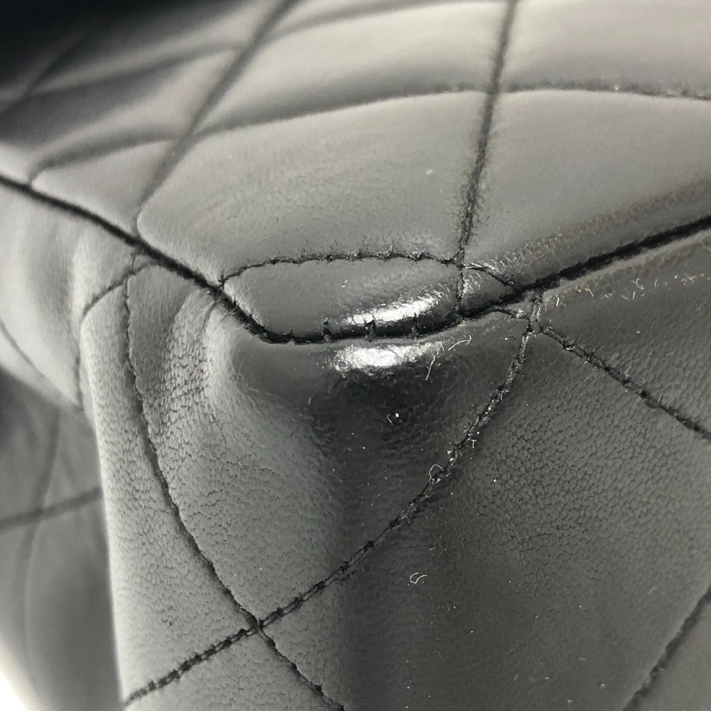 CHANEL Shoulder Bag lambskin black Matrasse 30