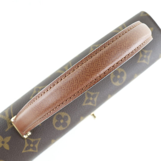 LOUIS VUITTON Handbag M51379 Monogram canvas Brown Malesherbes Women Used Authentic