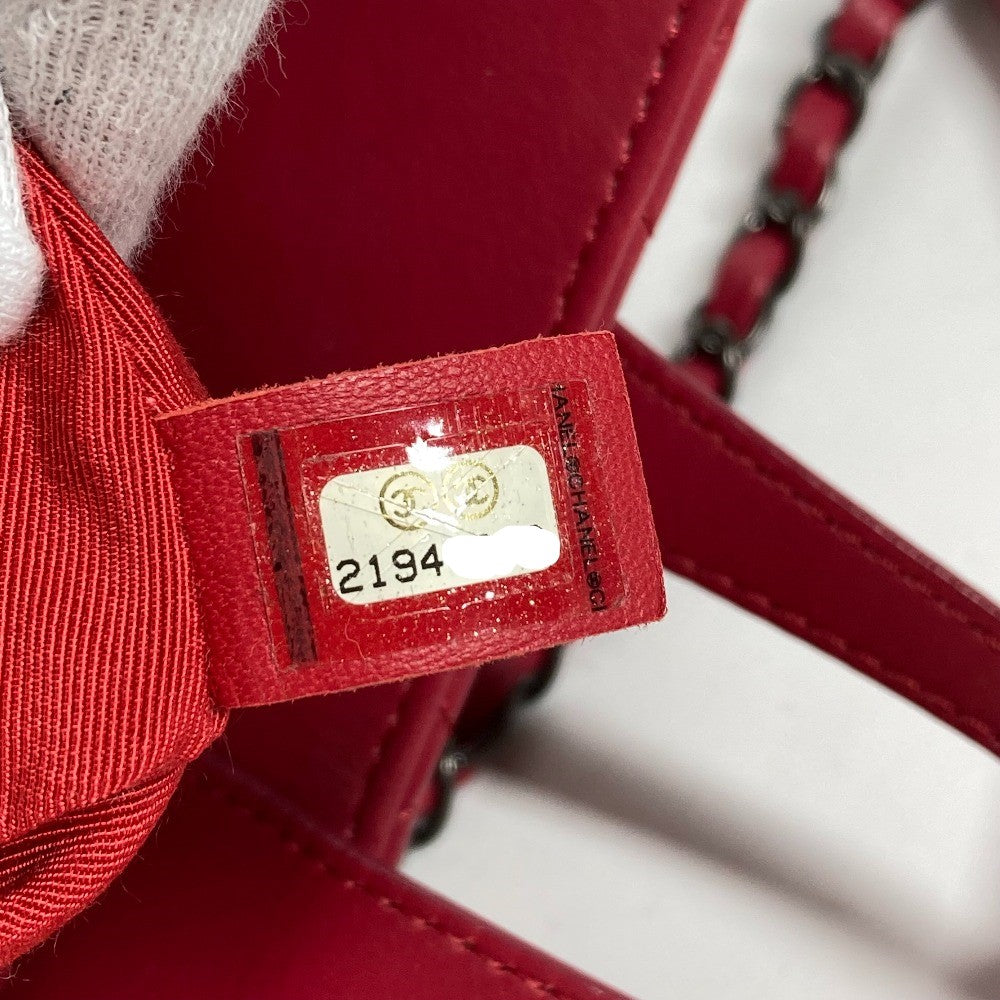 CHANEL Tote Bag lambskin pink Handbag Shoulder Bag CC COCO Mark Matelasse Quilting