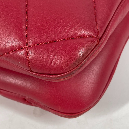 CHANEL Tote Bag lambskin pink Handbag Shoulder Bag CC COCO Mark Matelasse Quilting