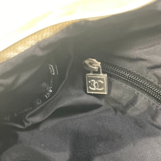 CHANEL Boston Duffel bag A29853 Nylon white Sports CC COCO Mark Quilting Women Used Authentic
