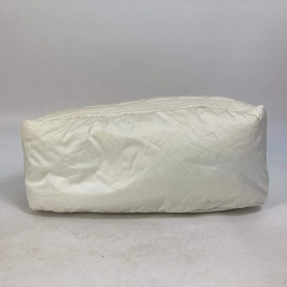 CHANEL Boston Duffel bag A29853 Nylon white Sports CC COCO Mark Quilting Women Used Authentic