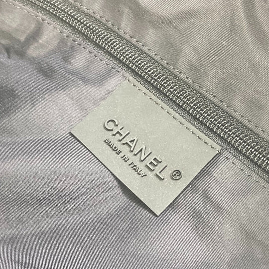 CHANEL Boston Duffel bag A29853 Nylon white Sports CC COCO Mark Quilting Women Used Authentic
