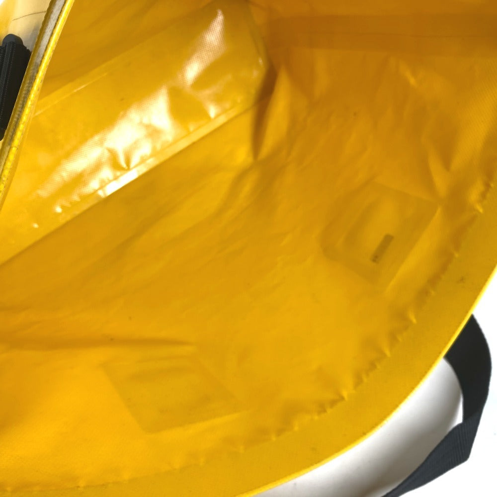 CHANEL Shoulder Bag Plastics yellow Waterproof CC COCO Mark ETANCHE logo Women Used Authentic