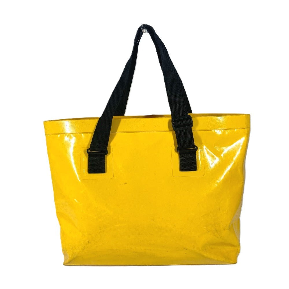 CHANEL Shoulder Bag Plastics yellow Waterproof CC COCO Mark ETANCHE logo Women Used Authentic