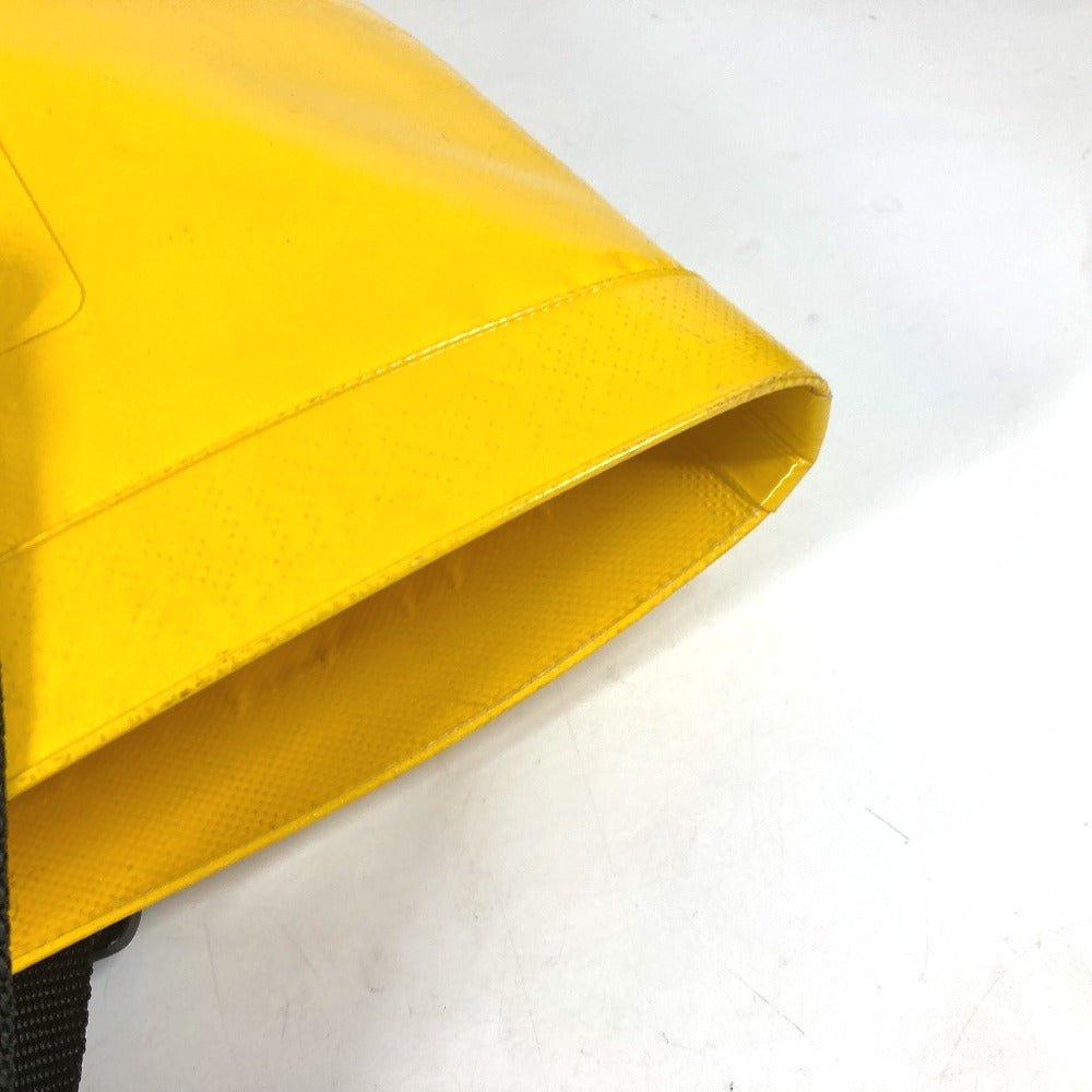 CHANEL Shoulder Bag Plastics yellow Waterproof CC COCO Mark ETANCHE logo Women Used Authentic