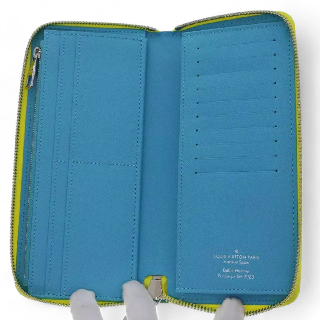 Louis Vuitton Playground Zippy Wallet Vertical Yellow Monogram Canvas Men’s Long Wallet Spring Summer 2023 Collection