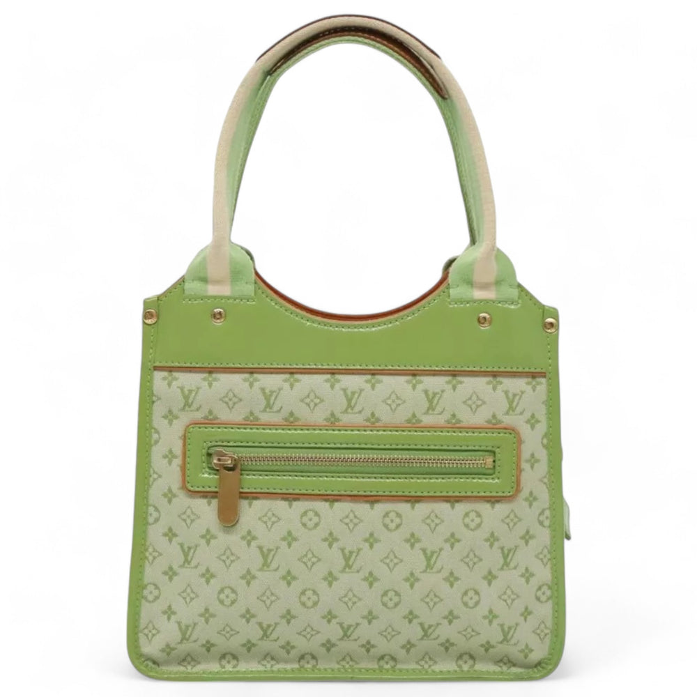 Louis Vuitton Monogram Mini Sac Catline Women's Tote Bag Almond Green