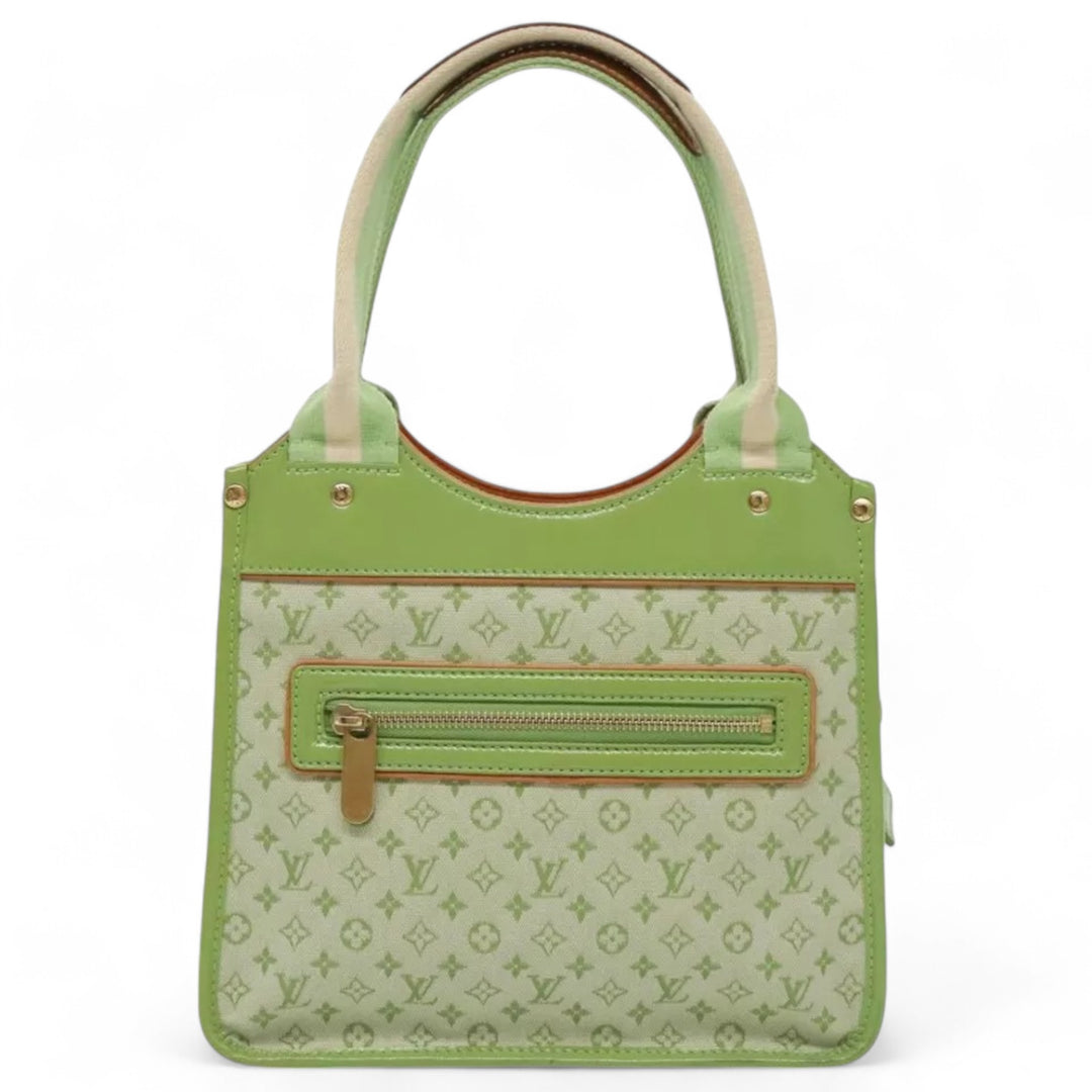 Louis Vuitton Monogram Mini Sac Catline Women's Tote Bag Almond Green