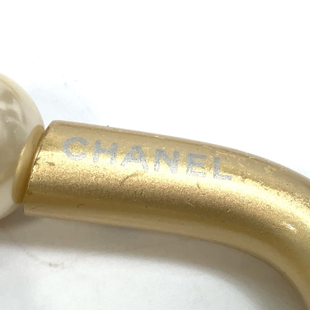 CHANEL belt leather gold 01C Fake pearl Women Used Authentic