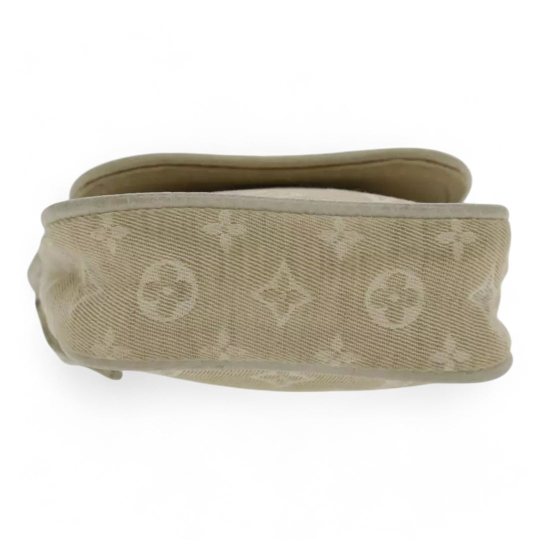 Louis Vuitton Monogram Mini Pochette Cancoon Shoulder Bag Dunne Beige Women Crossbody Purse