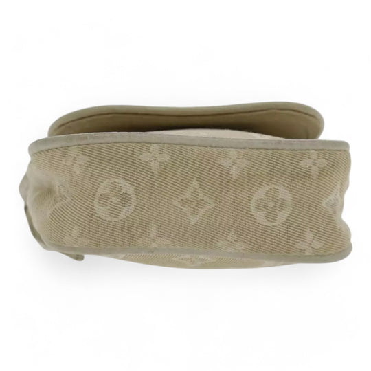 Louis Vuitton Monogram Mini Pochette Cancoon Shoulder Bag Dunne Beige Women Crossbody Purse