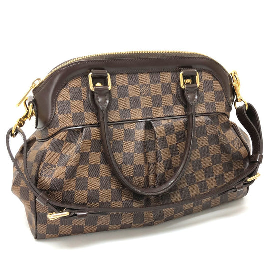 LOUIS VUITTON Handbag N51997 Damier canvas Brown Damier Trevi PM Women(Unisex) Used Authentic