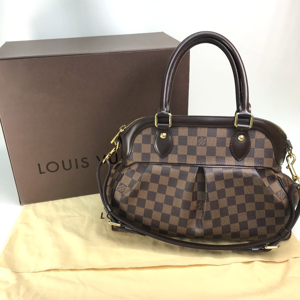LOUIS VUITTON Handbag N51997 Damier canvas Brown Damier Trevi PM Women(Unisex) Used Authentic