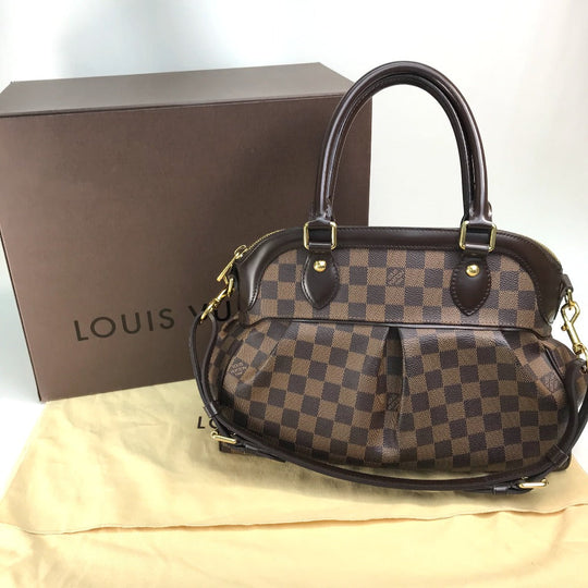 LOUIS VUITTON Handbag N51997 Damier canvas Brown Damier Trevi PM Women(Unisex) Used Authentic