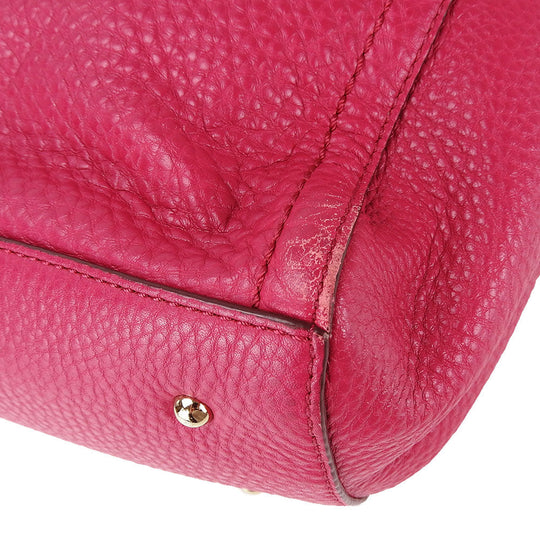 COLE HAAN Handbag leather pink Women Used Authentic