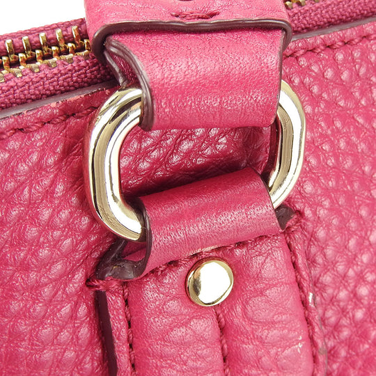 COLE HAAN Handbag leather pink Women Used Authentic