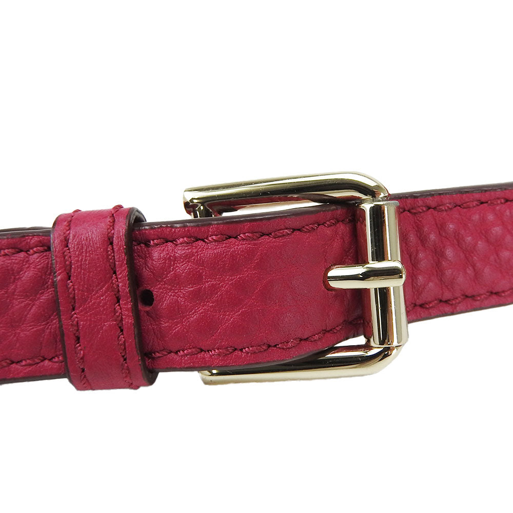 COLE HAAN Handbag leather pink Women Used Authentic