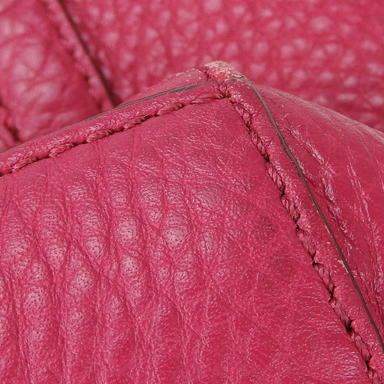 COLE HAAN Handbag leather pink Women Used Authentic